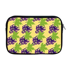 Grapes Background Sheet Leaves Apple Macbook Pro 17  Zipper Case by Sapixe