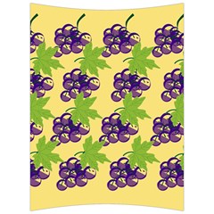 Grapes Background Sheet Leaves Back Support Cushion