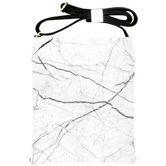 White Background Pattern Tile Shoulder Sling Bags