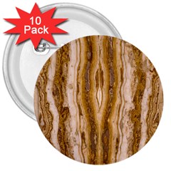 Marble Wall Surface Pattern 3  Buttons (10 pack) 