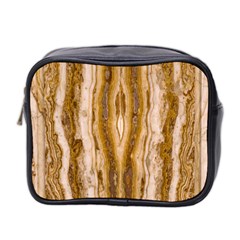 Marble Wall Surface Pattern Mini Toiletries Bag 2-Side