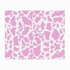 White Pink Cow Print Small Glasses Cloth by LoolyElzayat