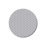 Geometric Pattern Light Rubber Coaster (Round)  Front