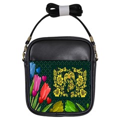Background Reason Tulips Colors Girls Sling Bags by Sapixe