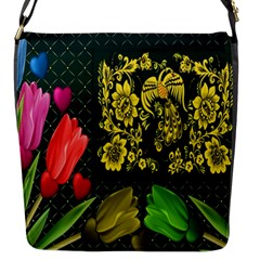 Background Reason Tulips Colors Flap Messenger Bag (s)