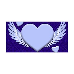 Background Texture Heart Wings Yoga Headband