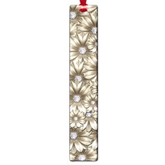Background Flowers Large Book Marks