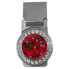 Floral Flower Pattern Art Roses Money Clips (cz) 