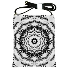 Abstract Pattern Fractal Shoulder Sling Bags