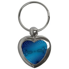 Background Brush Particles Wave Key Chains (heart)  by Sapixe