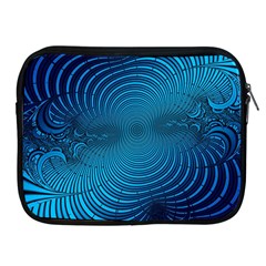 Background Brush Particles Wave Apple Ipad 2/3/4 Zipper Cases