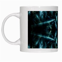 Abstract Fractal Magical White Mugs