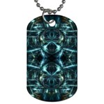 Abstract Fractal Magical Dog Tag (Two Sides) Front