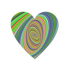 Ellipse Background Elliptical Heart Magnet by Sapixe