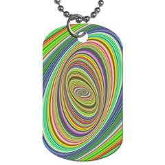 Ellipse Background Elliptical Dog Tag (two Sides) by Sapixe