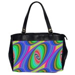 Ellipse Pattern Elliptical Fractal Office Handbags (2 Sides)  Front