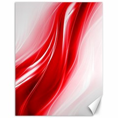 Flame Red Fractal Energy Fiery Canvas 12  X 16   by Sapixe