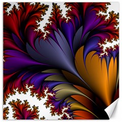 Flora Entwine Fractals Flowers Canvas 12  X 12  