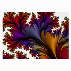 Flora Entwine Fractals Flowers Large Glasses Cloth by Sapixe