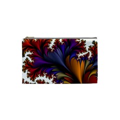 Flora Entwine Fractals Flowers Cosmetic Bag (Small) 