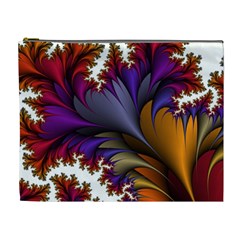 Flora Entwine Fractals Flowers Cosmetic Bag (XL)
