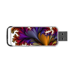 Flora Entwine Fractals Flowers Portable USB Flash (One Side)