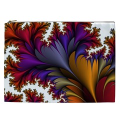Flora Entwine Fractals Flowers Cosmetic Bag (XXL) 