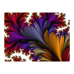 Flora Entwine Fractals Flowers Double Sided Flano Blanket (Mini) 