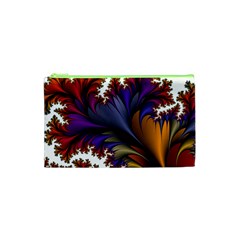Flora Entwine Fractals Flowers Cosmetic Bag (XS)
