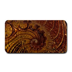 Copper Caramel Swirls Abstract Art Medium Bar Mats by Sapixe