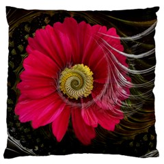 Fantasy Flower Fractal Blossom Standard Flano Cushion Case (one Side) by Sapixe