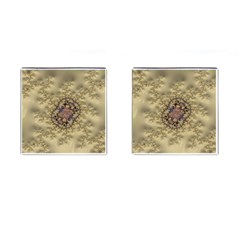 Fractal Art Colorful Pattern Cufflinks (square)