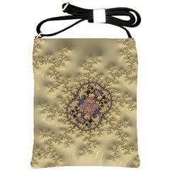 Fractal Art Colorful Pattern Shoulder Sling Bags