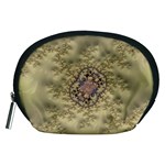 Fractal Art Colorful Pattern Accessory Pouches (Medium)  Front
