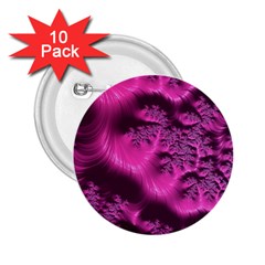 Fractal Artwork Pink Purple Elegant 2 25  Buttons (10 Pack)  by Sapixe