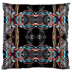 Fractal Math Design Backdrop Standard Flano Cushion Case (two Sides) by Sapixe