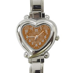 Fractal Pattern Decoration Abstract Heart Italian Charm Watch