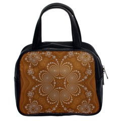 Fractal Pattern Decoration Abstract Classic Handbags (2 Sides)