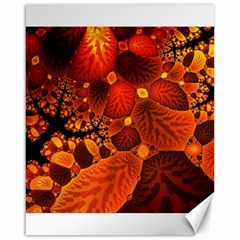 Leaf Autumn Nature Background Canvas 16  X 20   by Sapixe