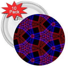Pattern Abstract Wallpaper Art 3  Buttons (10 Pack) 
