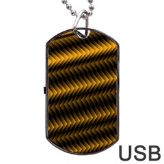 Ornament Stucco Close Pattern Art Dog Tag Usb Flash (two Sides) by Sapixe