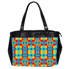 Pop Art Abstract Design Pattern Office Handbags (2 Sides) 