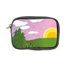 Pine Trees Trees Sunrise Sunset Coin Purse by Sapixe