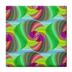 Seamless Pattern Twirl Spiral Tile Coasters by Sapixe