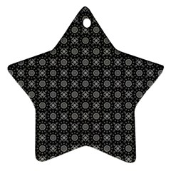 Kaleidoscope Seamless Pattern Star Ornament (Two Sides)