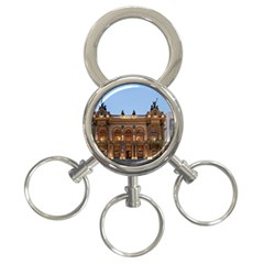 Municipal Theatre Of Sao Paulo Brazil 3-ring Key Chains by Sapixe