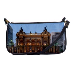 Municipal Theatre Of Sao Paulo Brazil Shoulder Clutch Bags by Sapixe