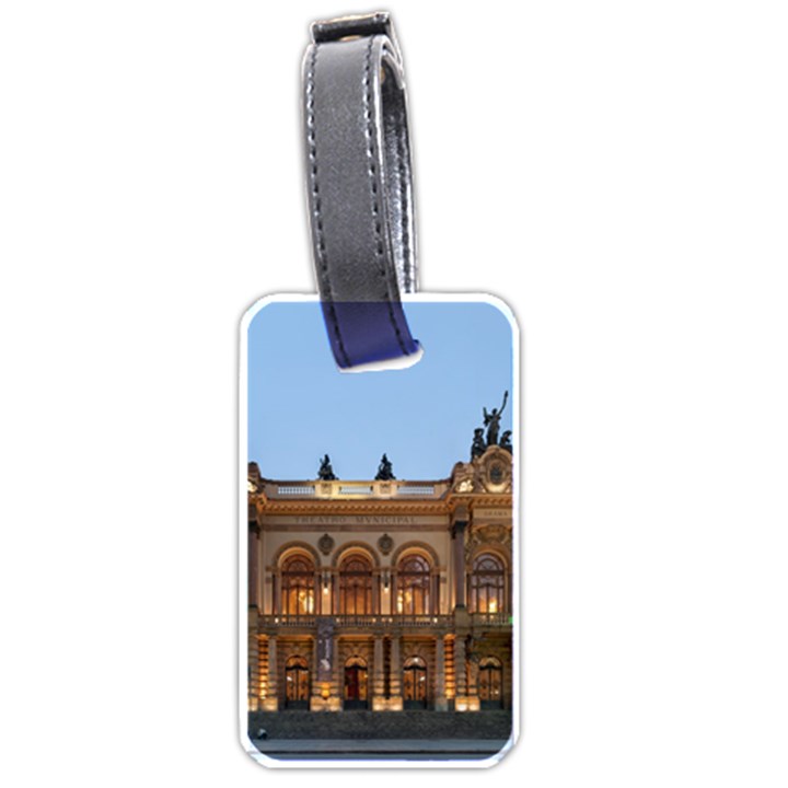 Municipal Theatre Of Sao Paulo Brazil Luggage Tags (One Side) 