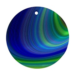 Space Design Abstract Sky Storm Ornament (round)