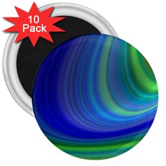 Space Design Abstract Sky Storm 3  Magnets (10 Pack) 